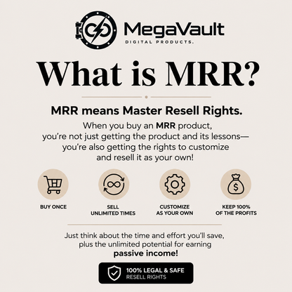 MegaVault™ – 100M Digital Products Bundle | Canva, AI, PLR, Design & More | Instant Download